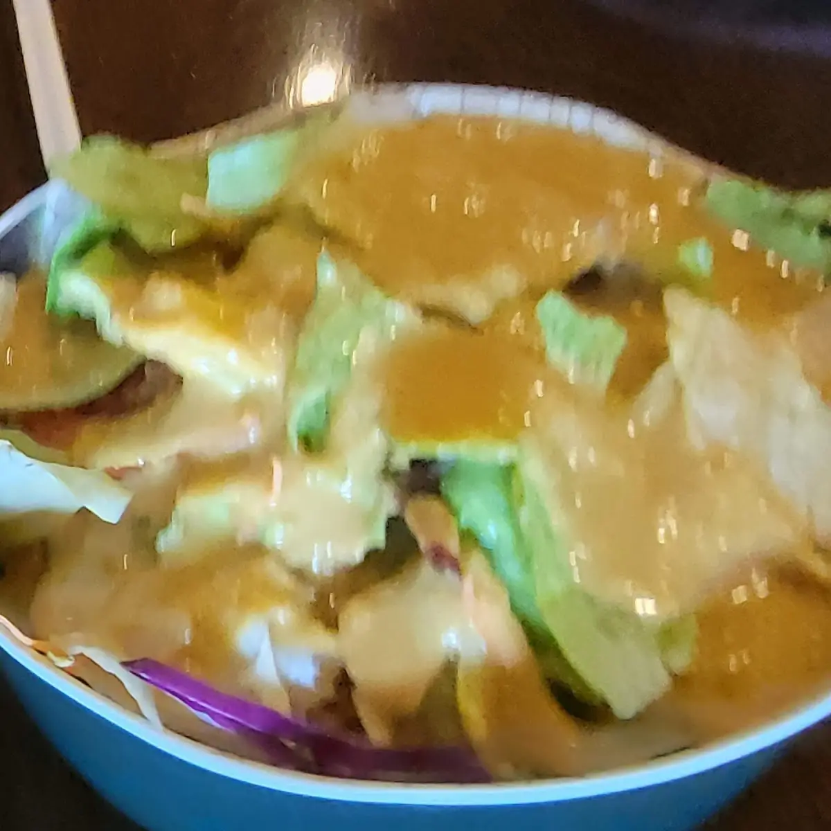 Miso Soup and Salad with Ginger Dressing