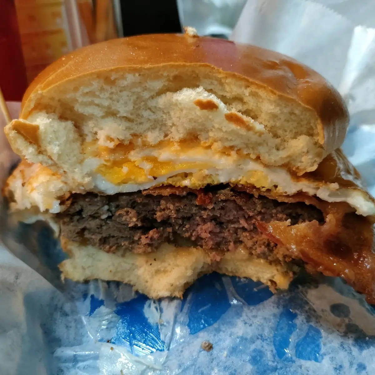 Bacon Egg & Cheeseburger