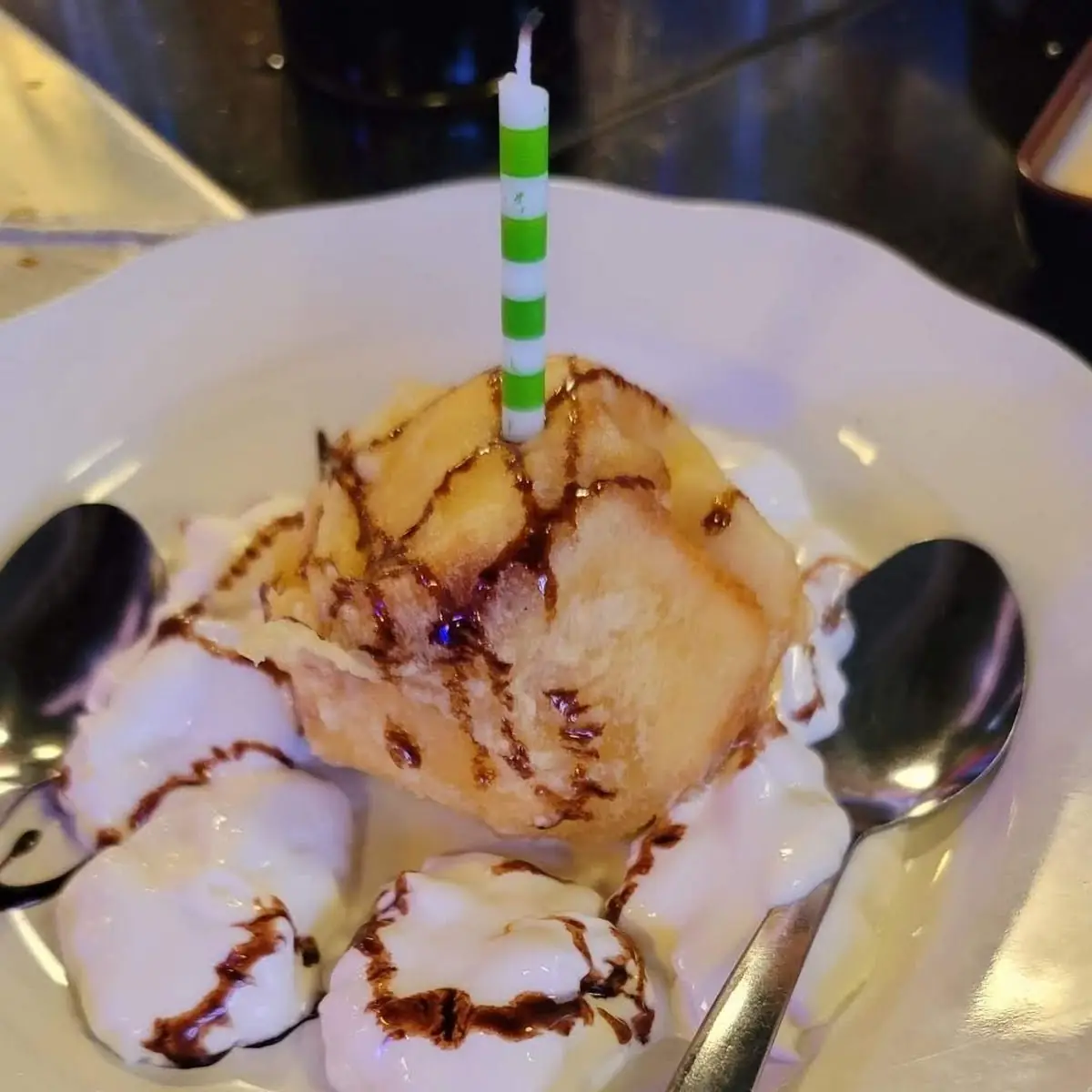 Fried Ice Cream Birthday Treat