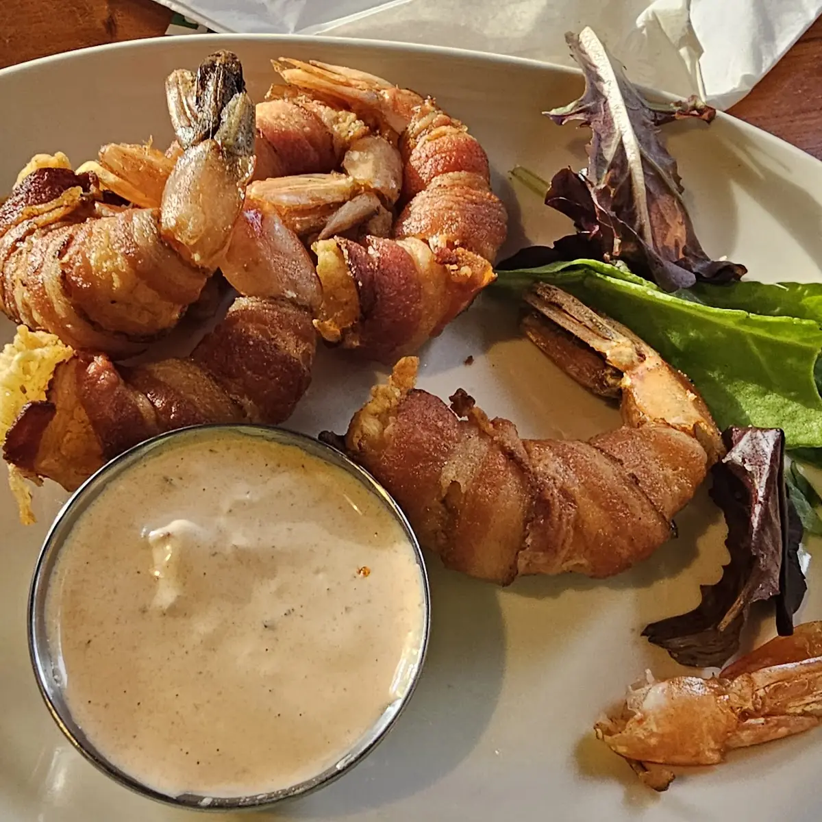 Bacon Wrapped Prawns
