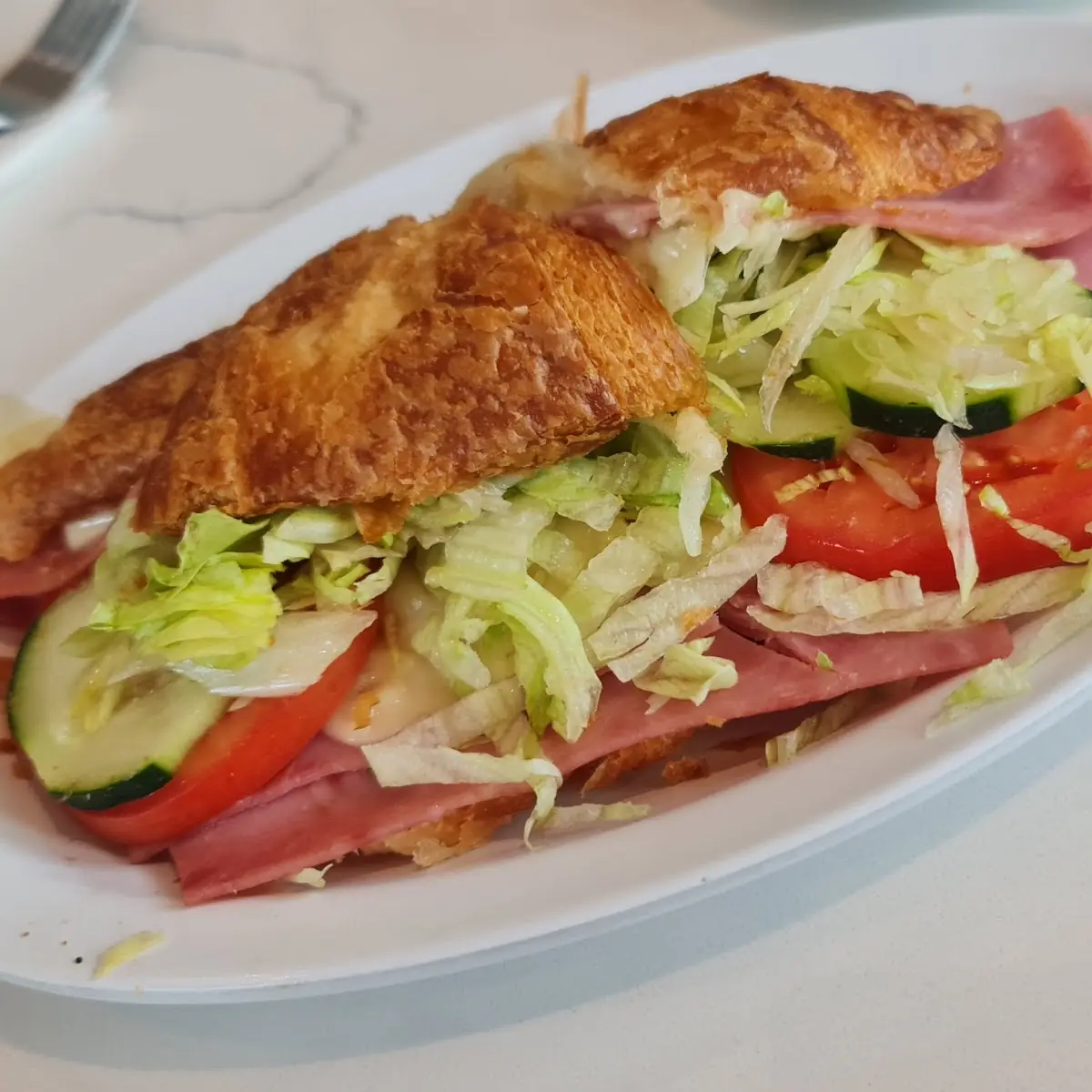 Ham and Cheese Croissant