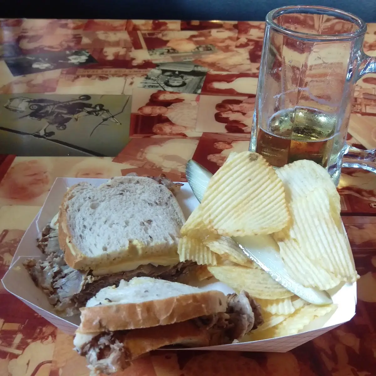Roast Beef and Cheddar on Rye