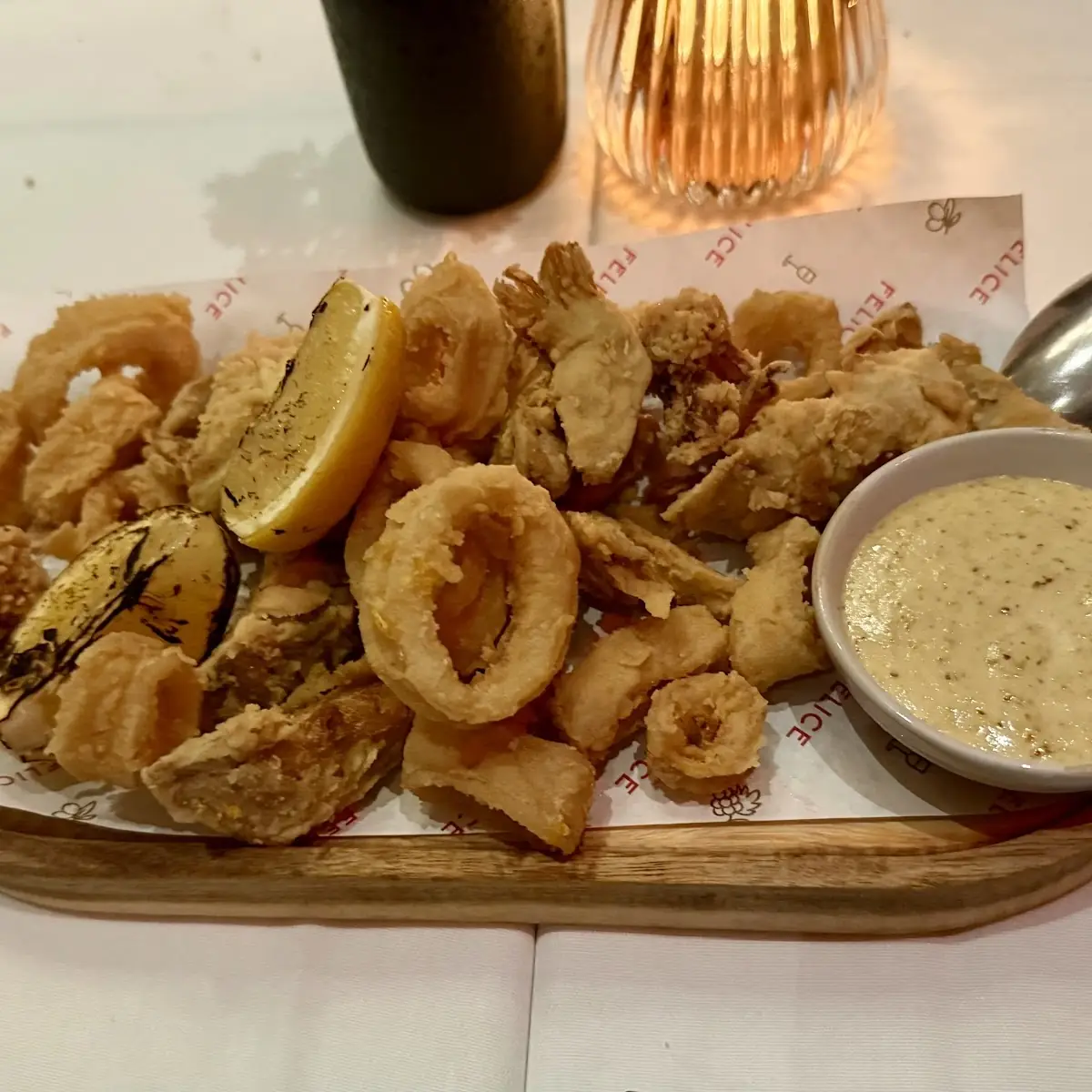 Carciofi E Calamari Fritti