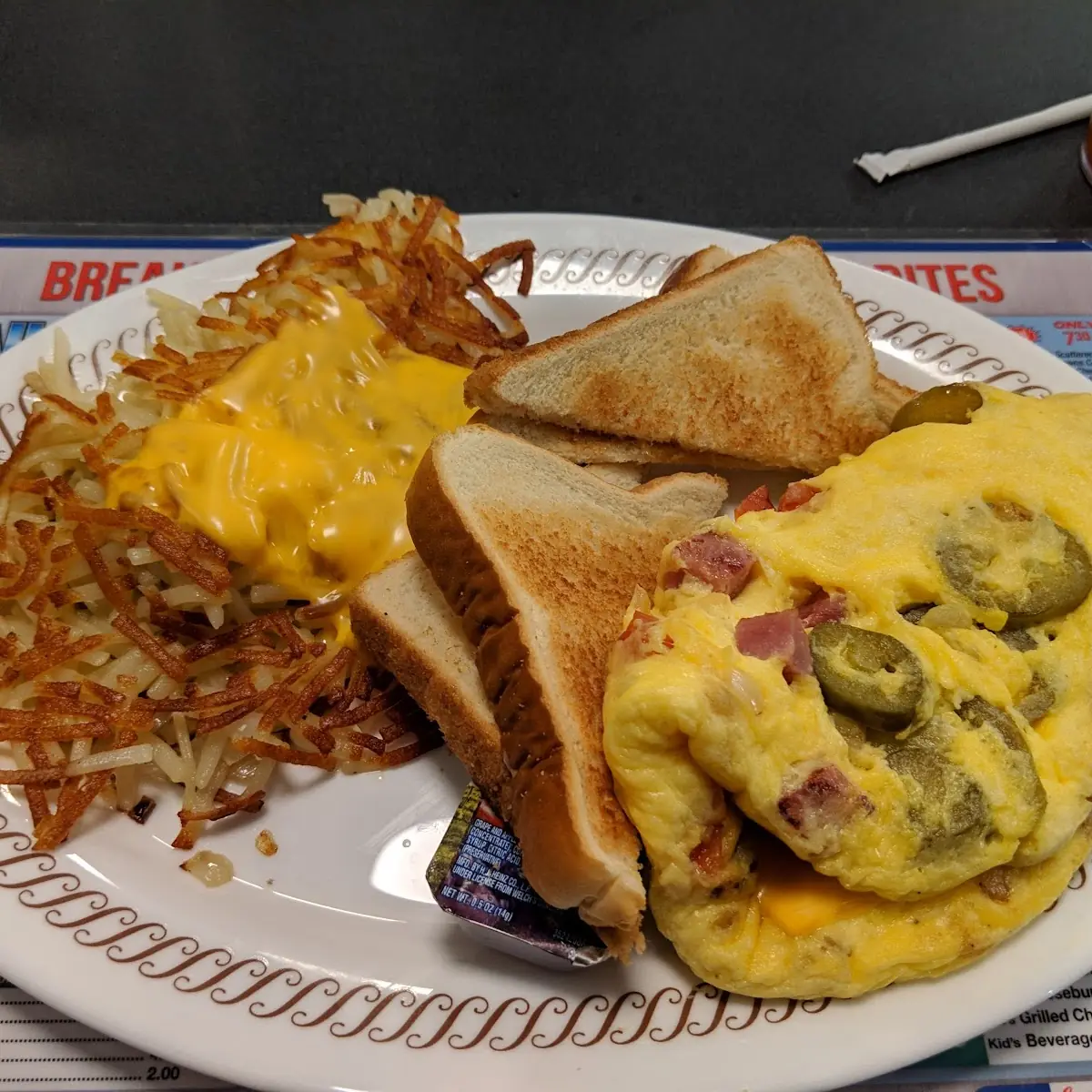 Egg & Cheese Melt Plate