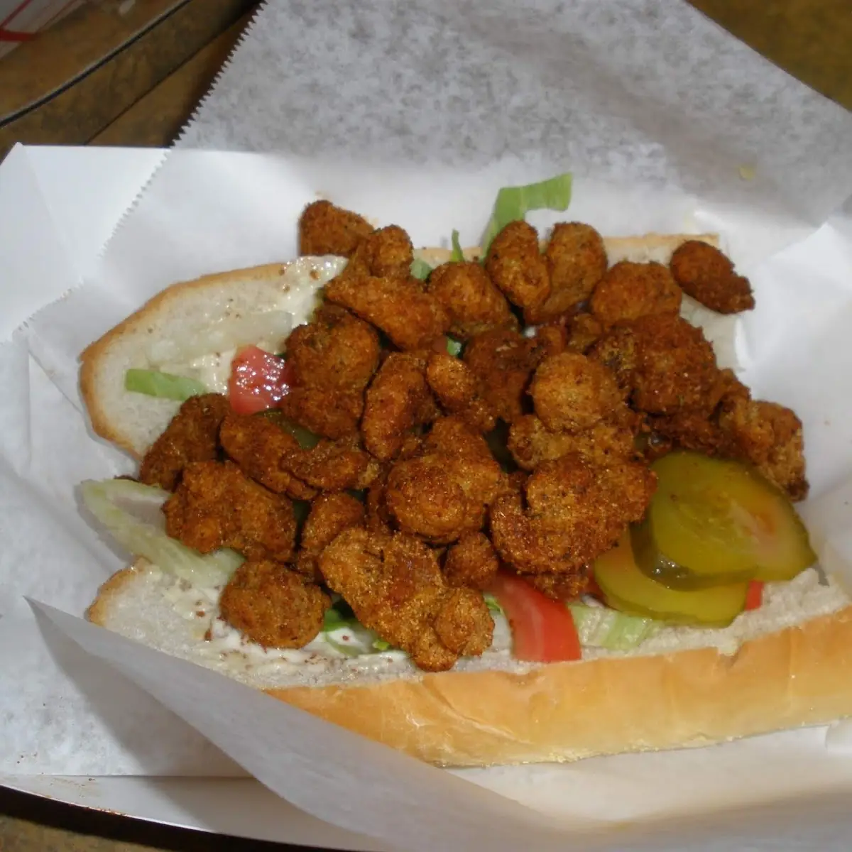 Cajun Popcorn Shrimp or Crawfish