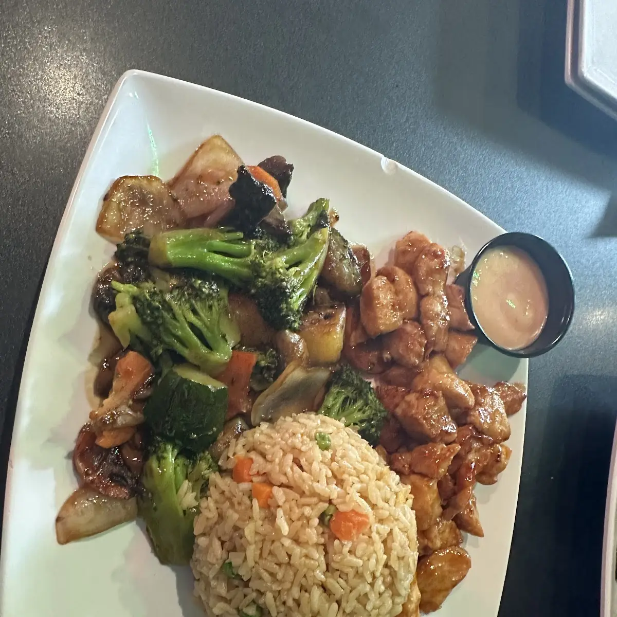 Crispy Shrimp Chicken Teriyaki