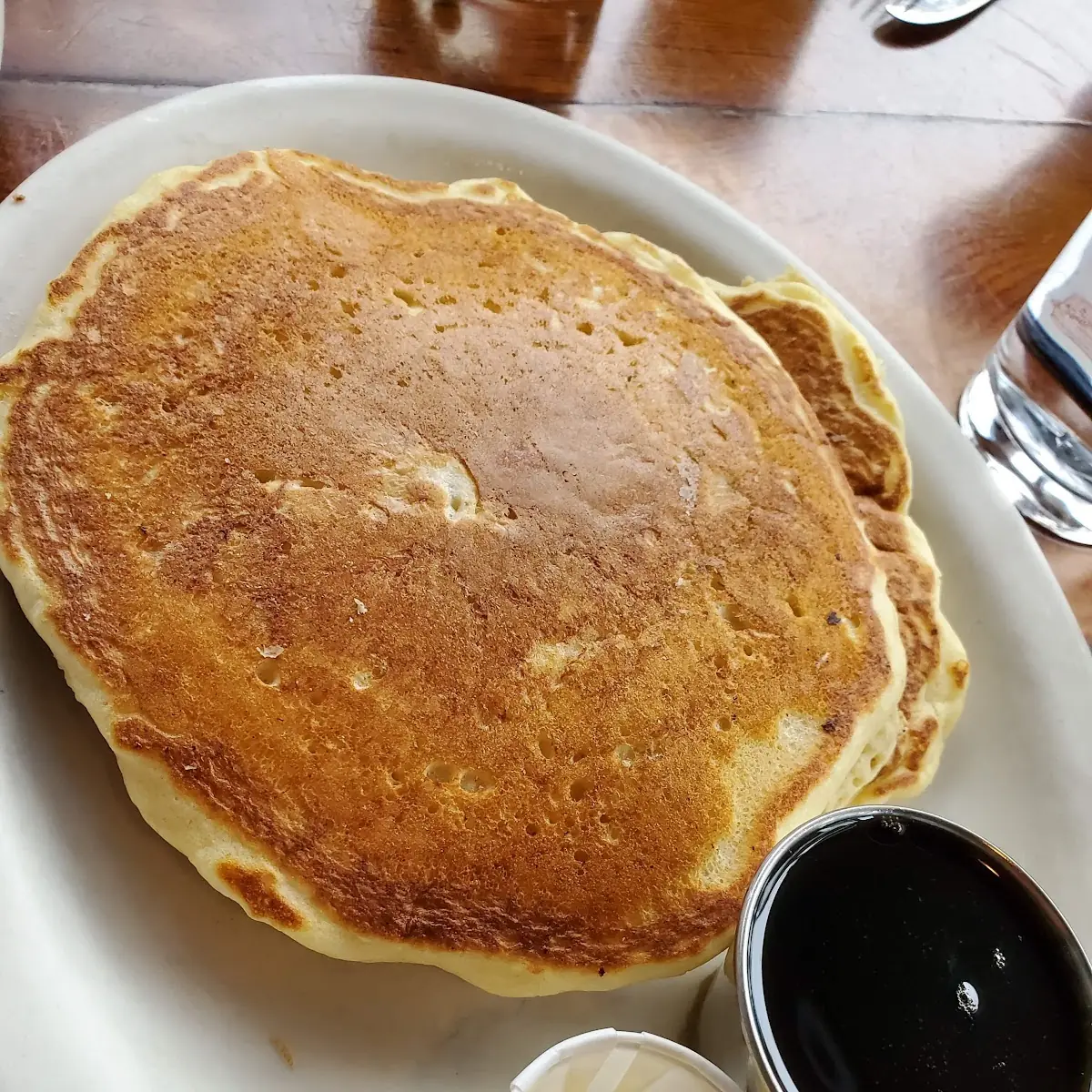 Buttermilk Pancakes with Caramelized Bananas