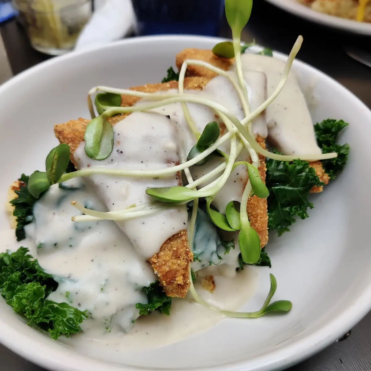 Country Fried Tempeh Soybean Stuff