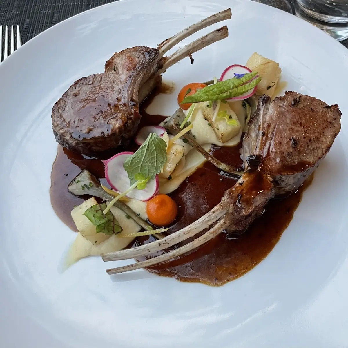 Roasted New Zealand Lamb Rack
