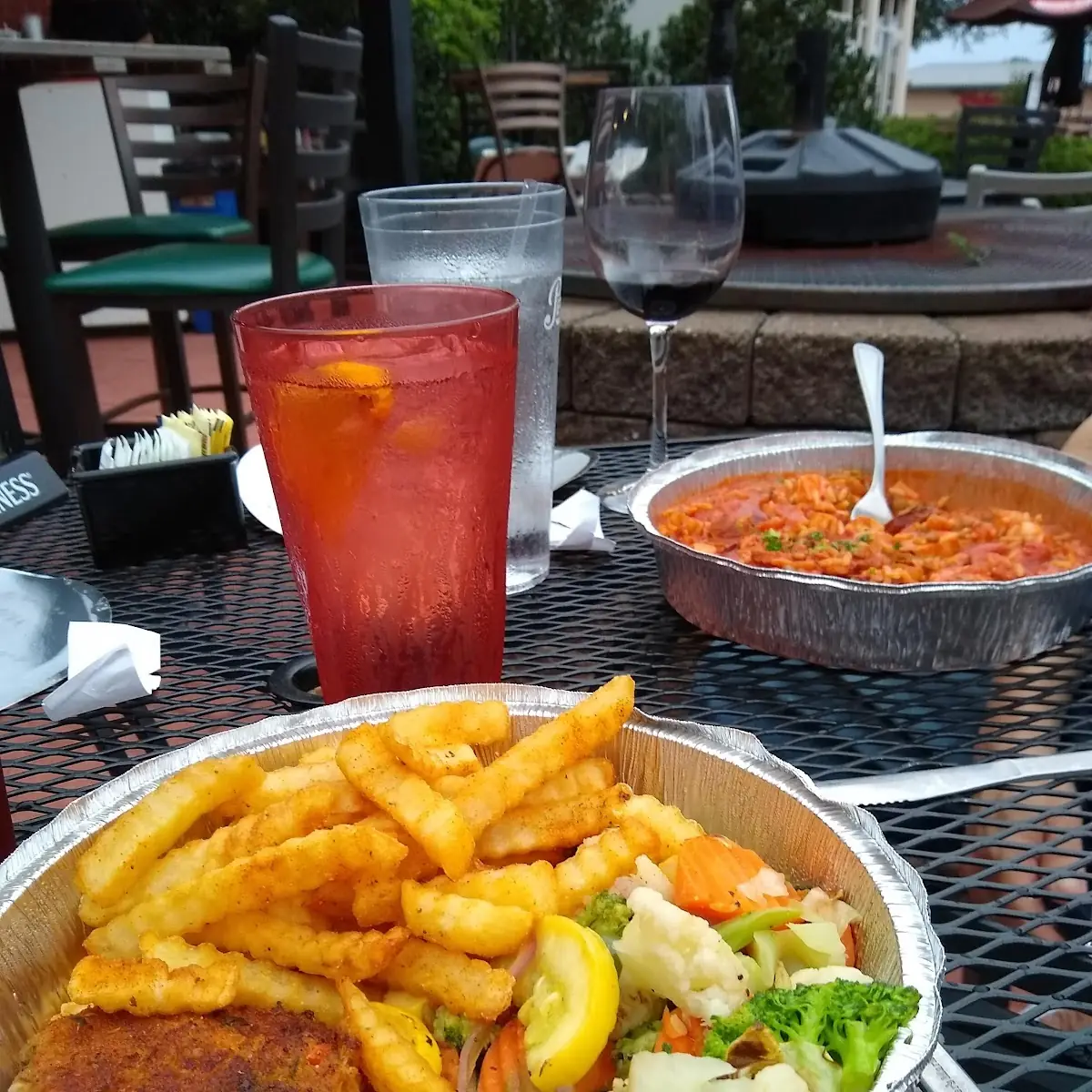 Crab Cakes and Fries