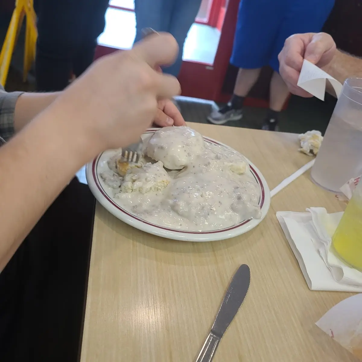 Bacon Sausage and Sausage Gravy
