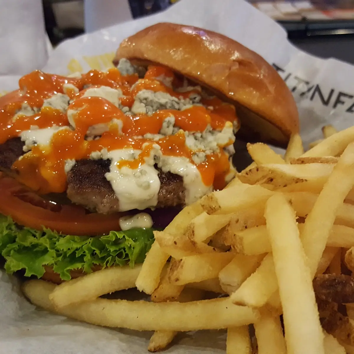 Cheese Curd Bacon Burger