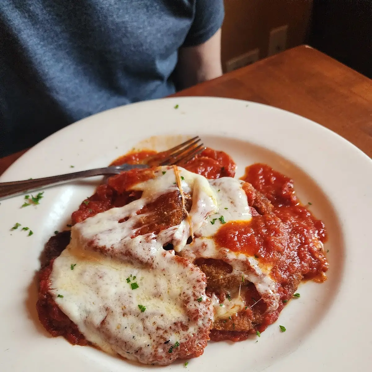 Spinach Stuffed Eggplant Rollatini
