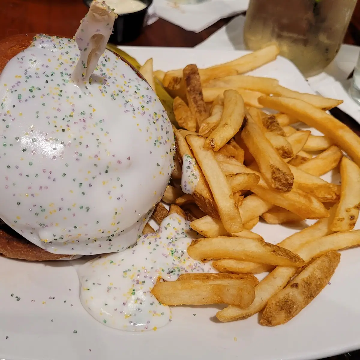 King Cake Burger