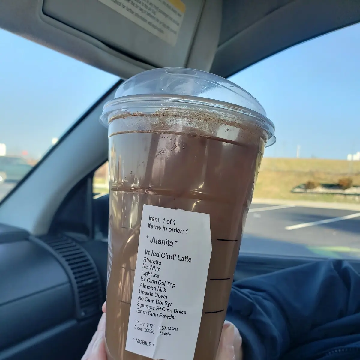 Almond Milk with Cinnamon