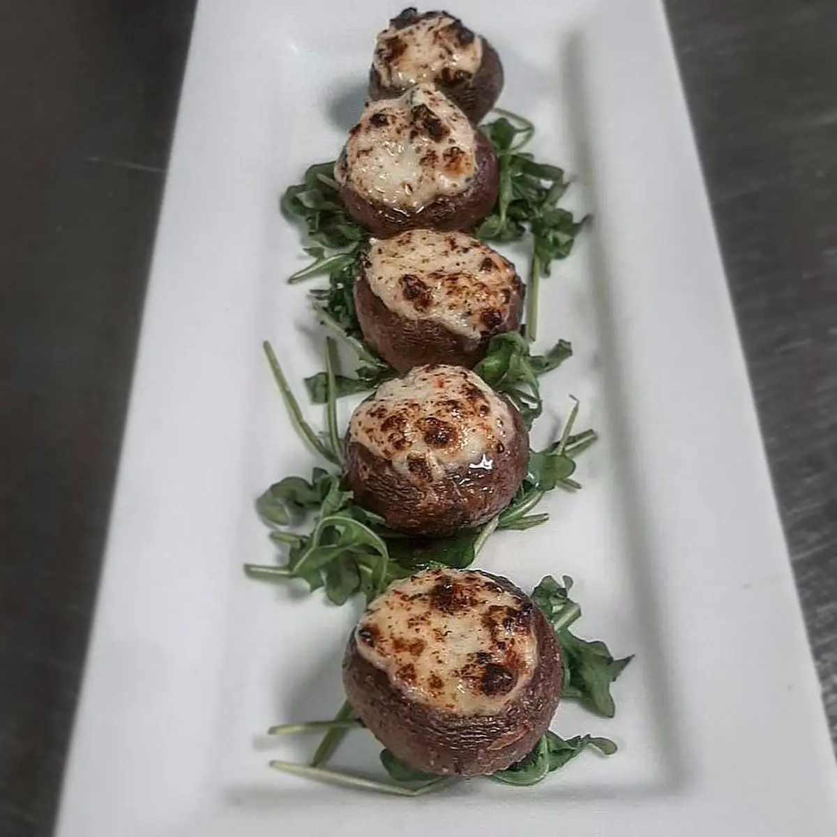 Crab & Cream Cheese Stuffed Mushrooms