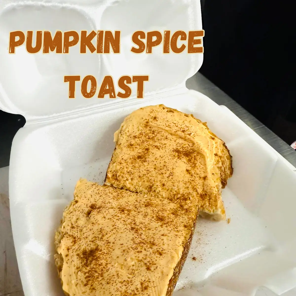 Pumpkin Spice Toast