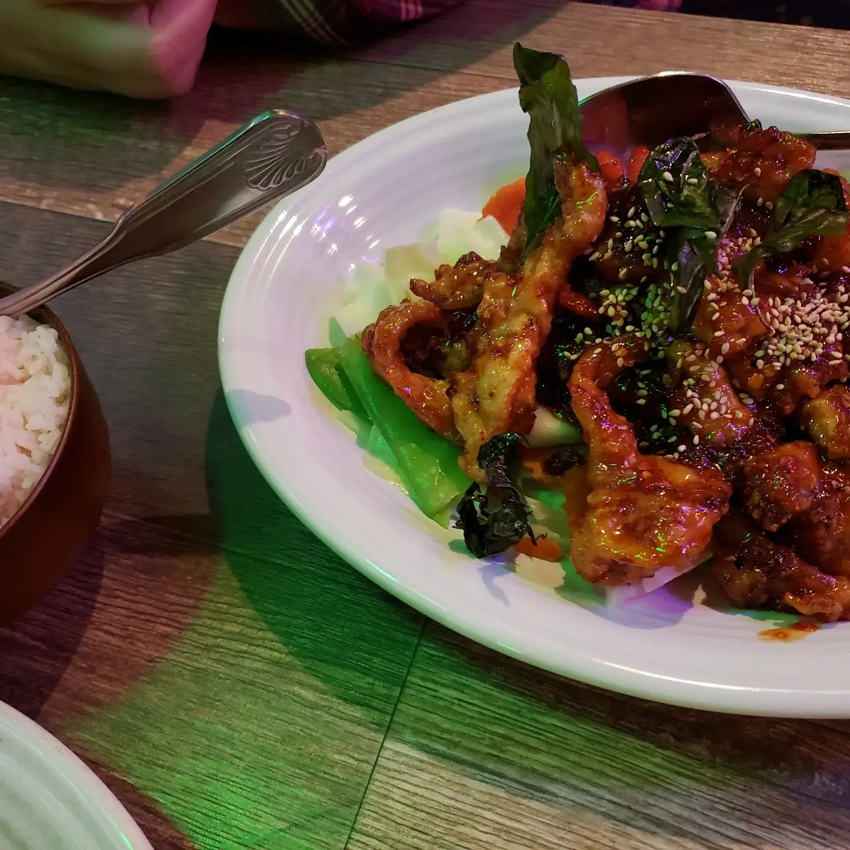 Combo Crispy Garlic Chicken Lunch
