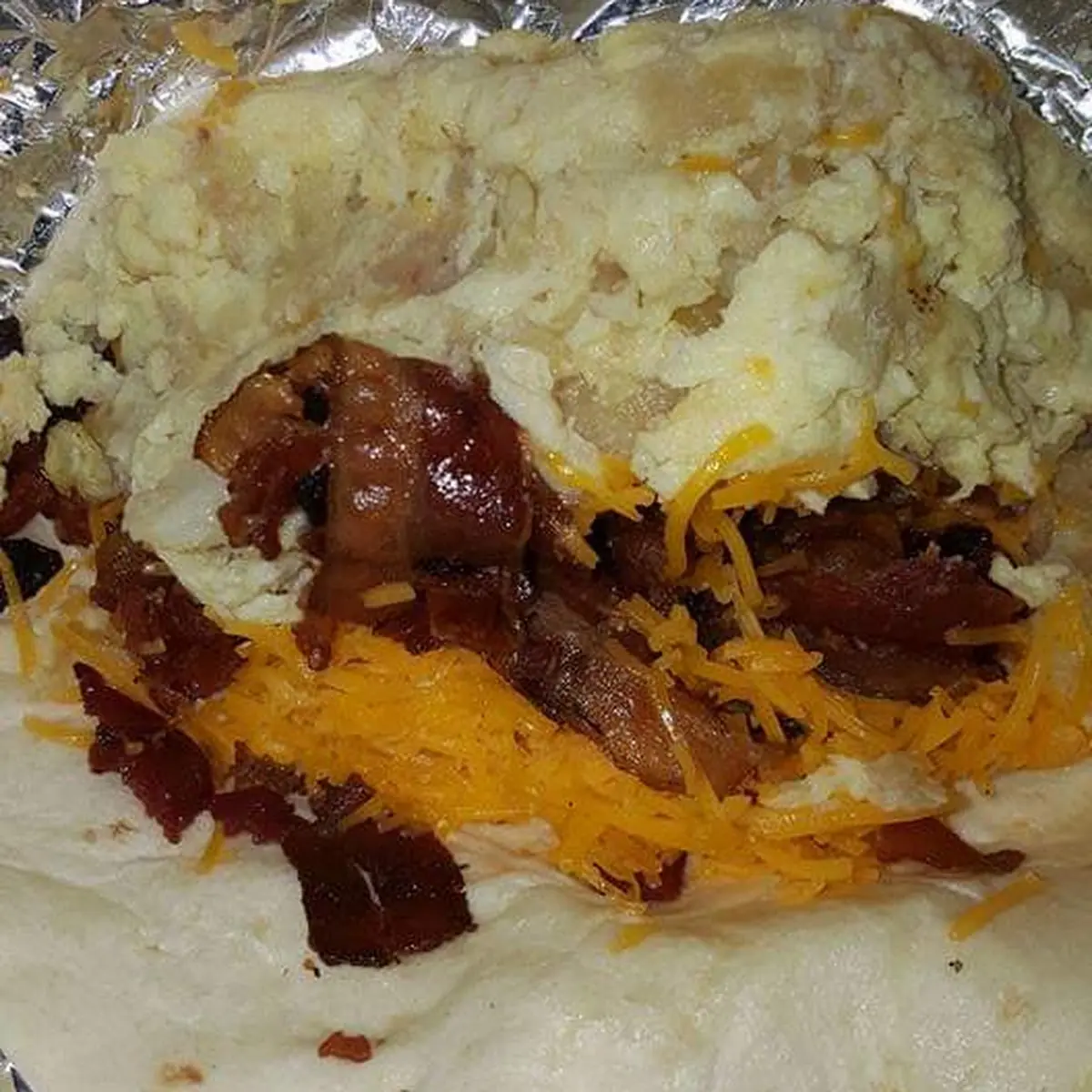 Bacon Egg Potato Cheese