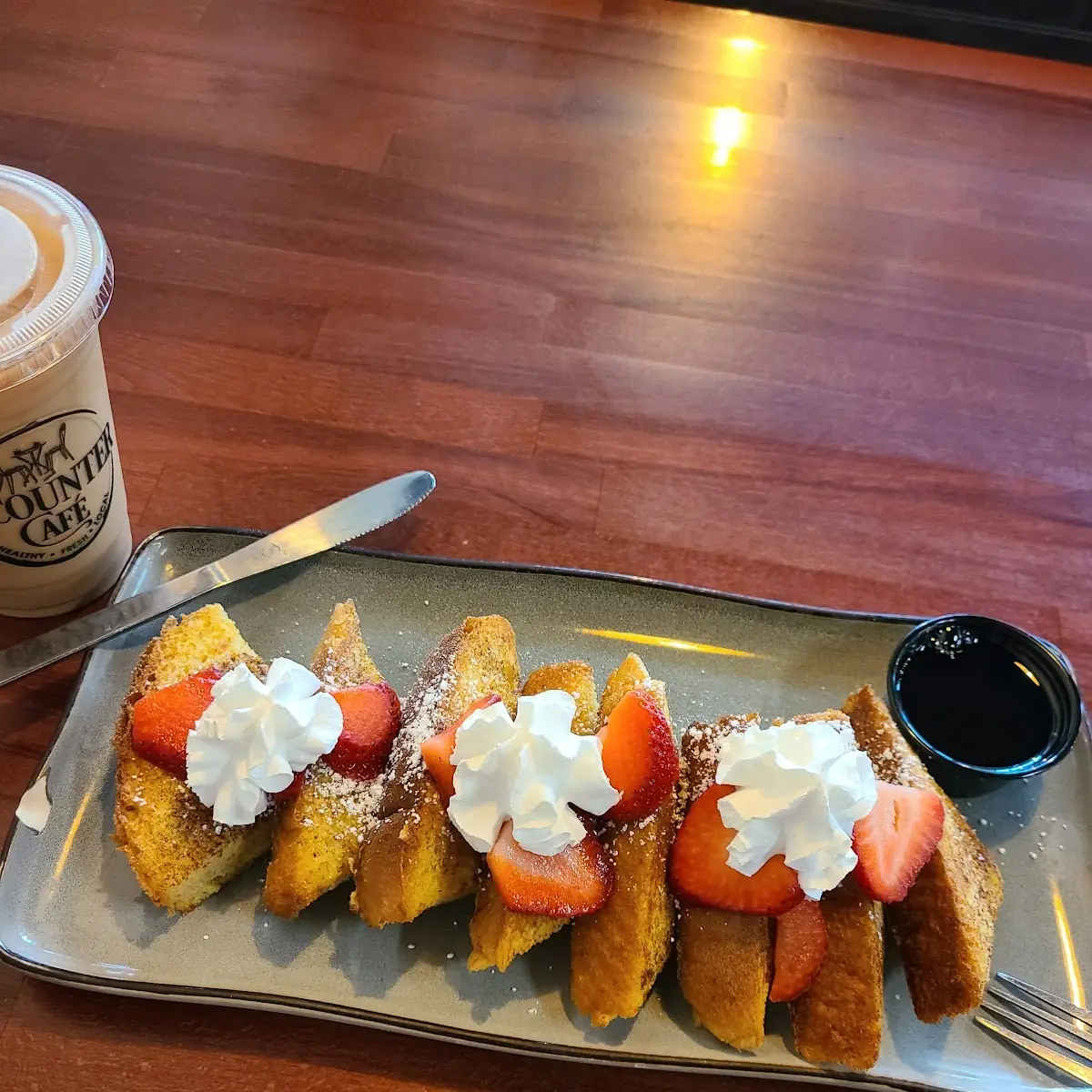 French Toast and Strawberries
