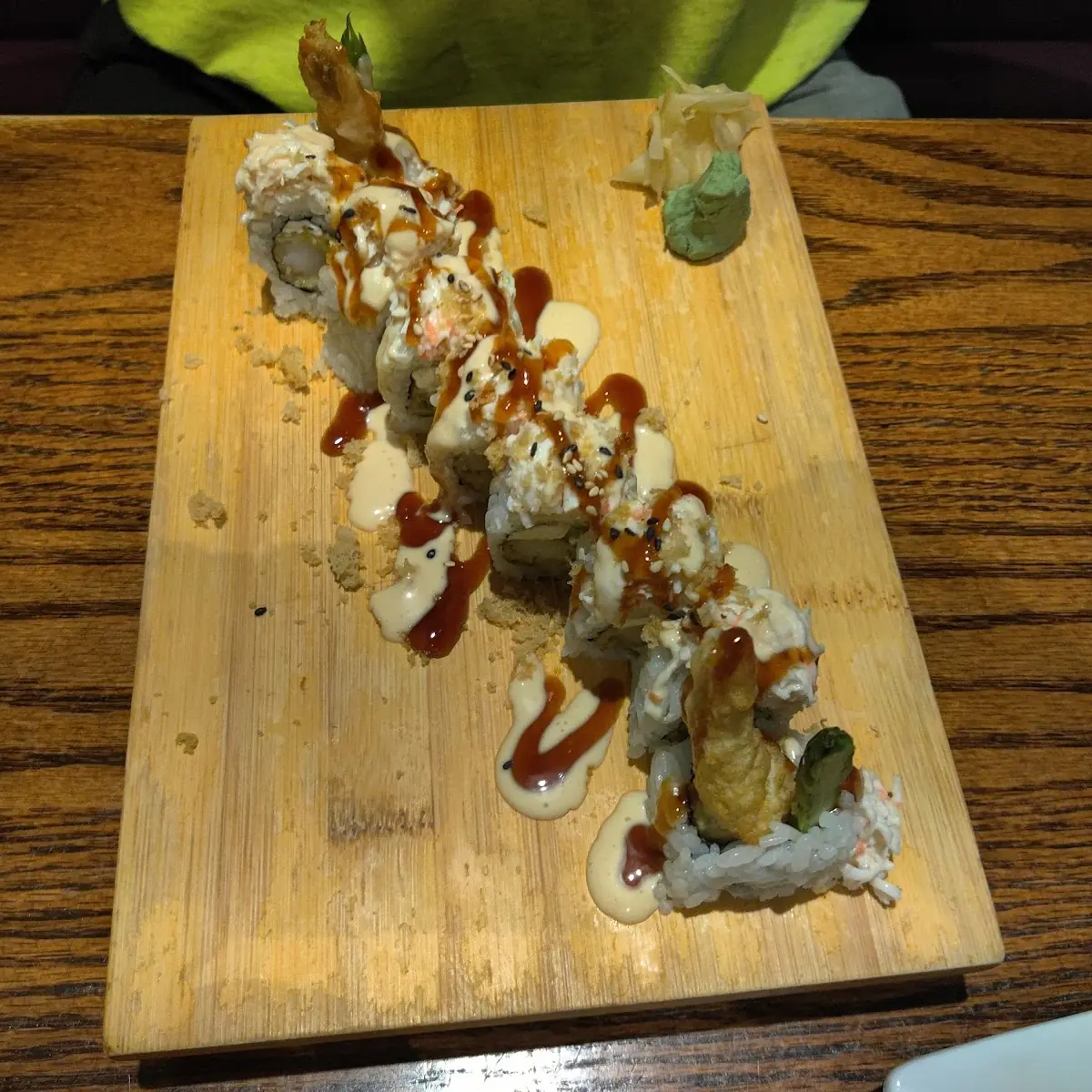 Spicy Tuna and Atlantic Salmon Roll