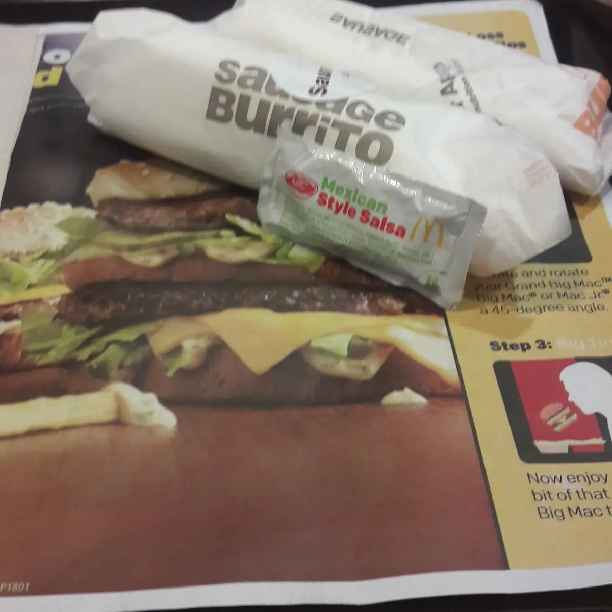 Sausage Burrito's with Hot Sauce