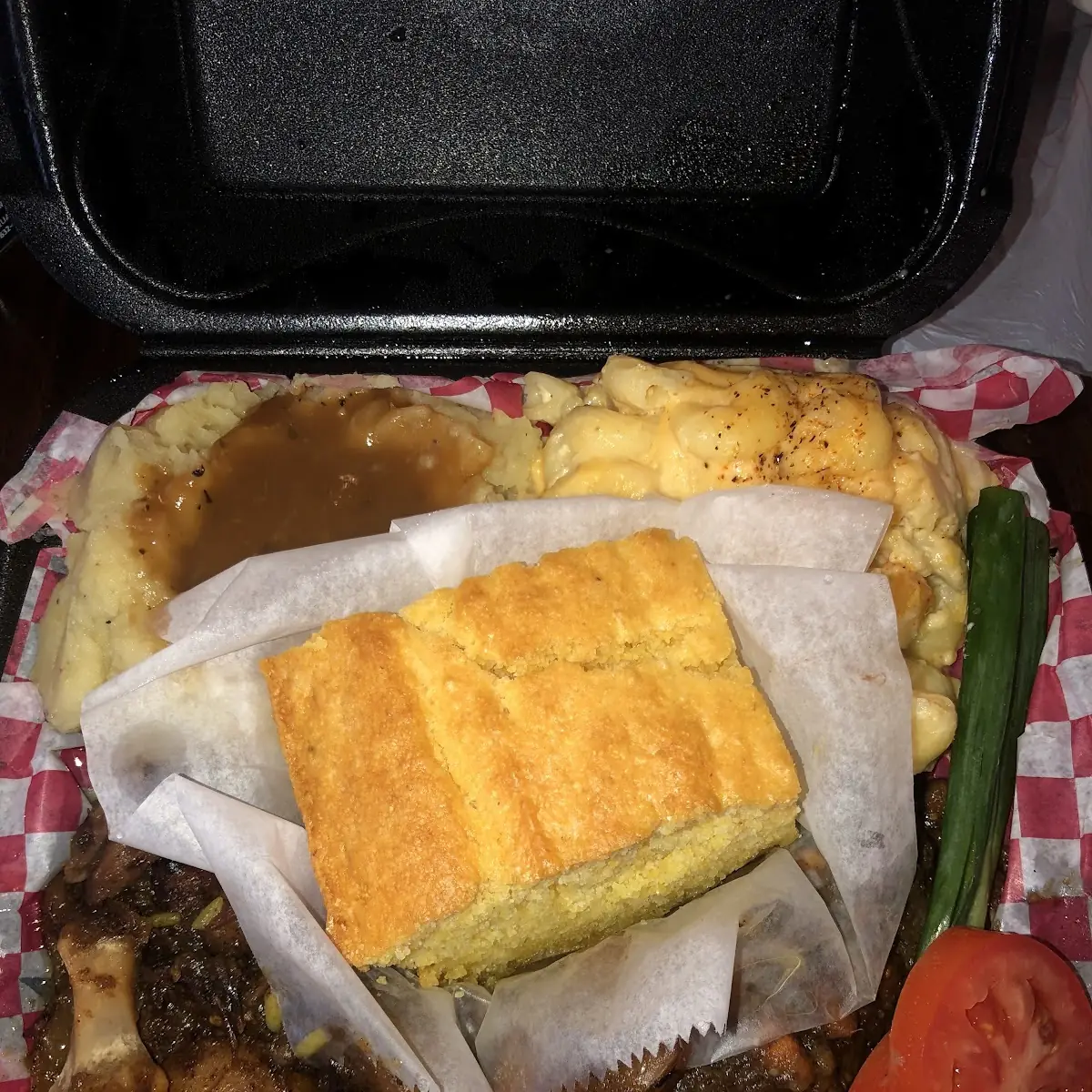 Mac N Cheese and Mashed Potatoes