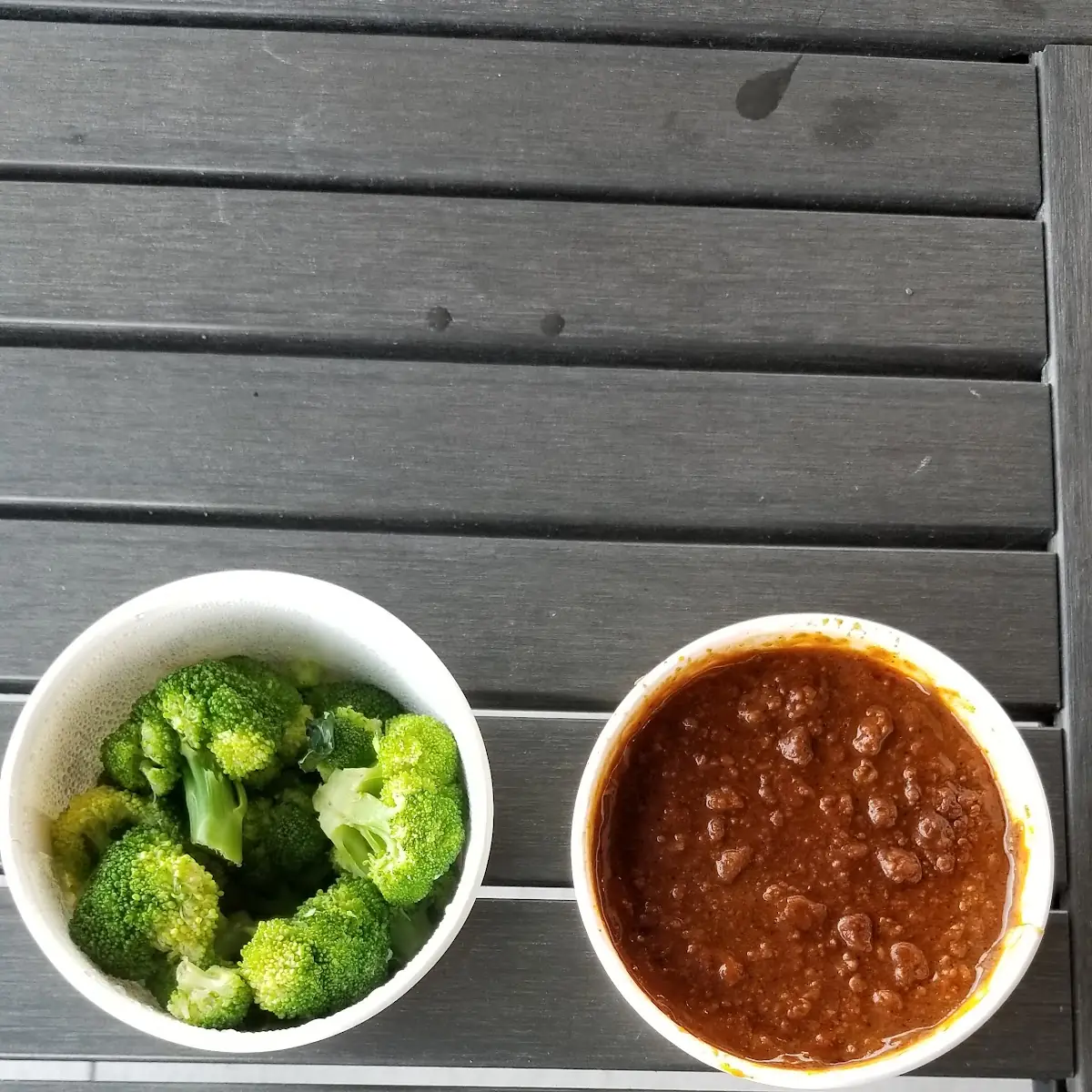 Steamed Broccoli and Chili Soup