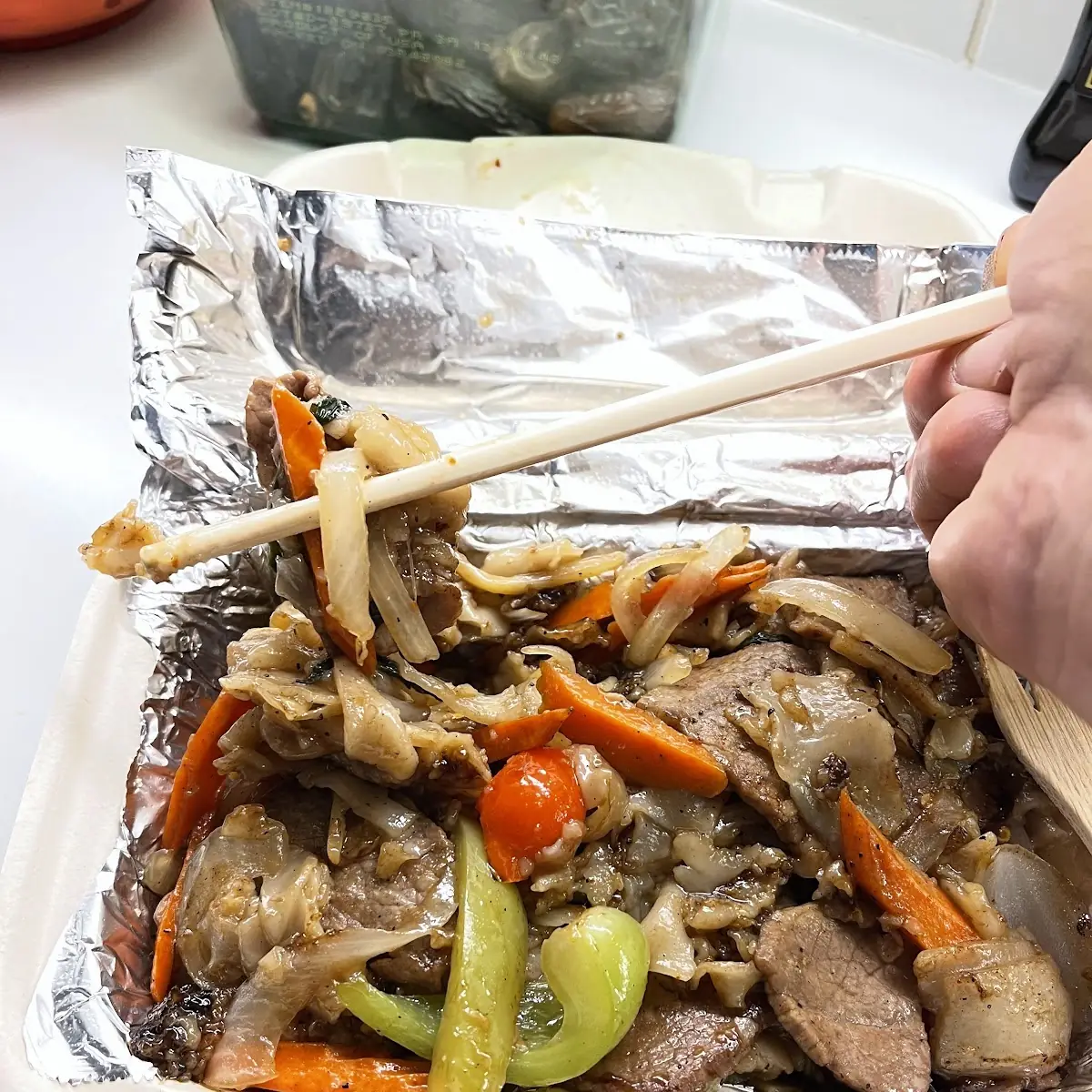 Drunken Noodles with Beef