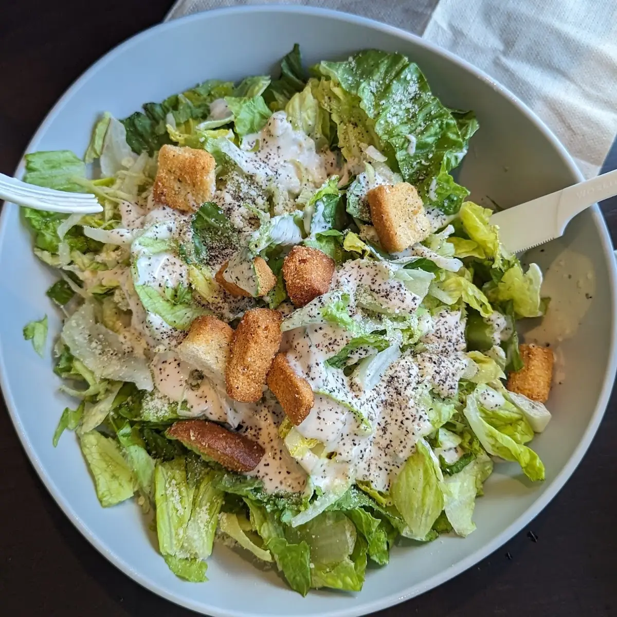 Cesar Salad Without Meat