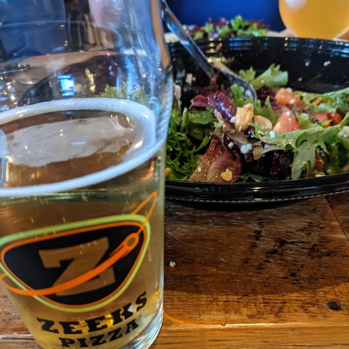 Cider and Mixed Green Salad