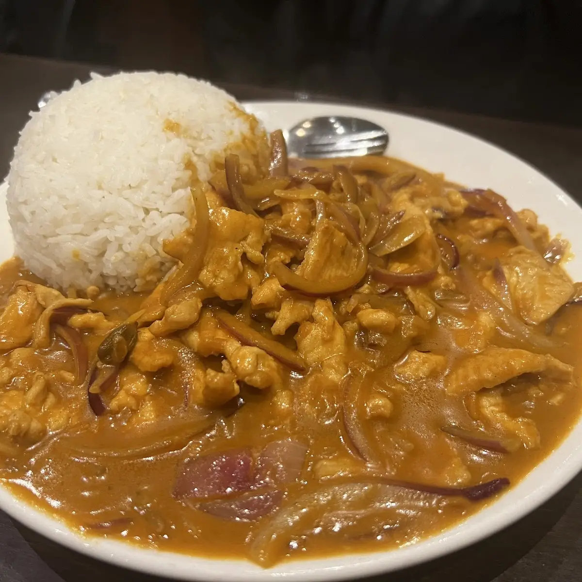 Boneless Chicken Curry with Onions