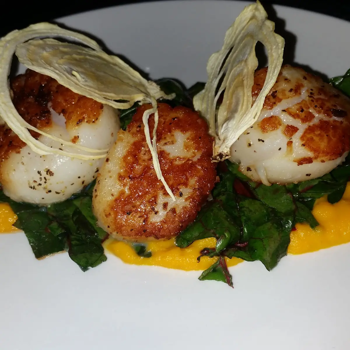 Pan Seared Scallops