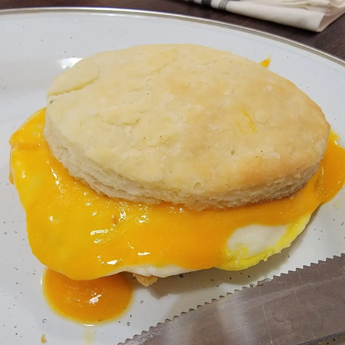 Egg and Cheese Biscuit
