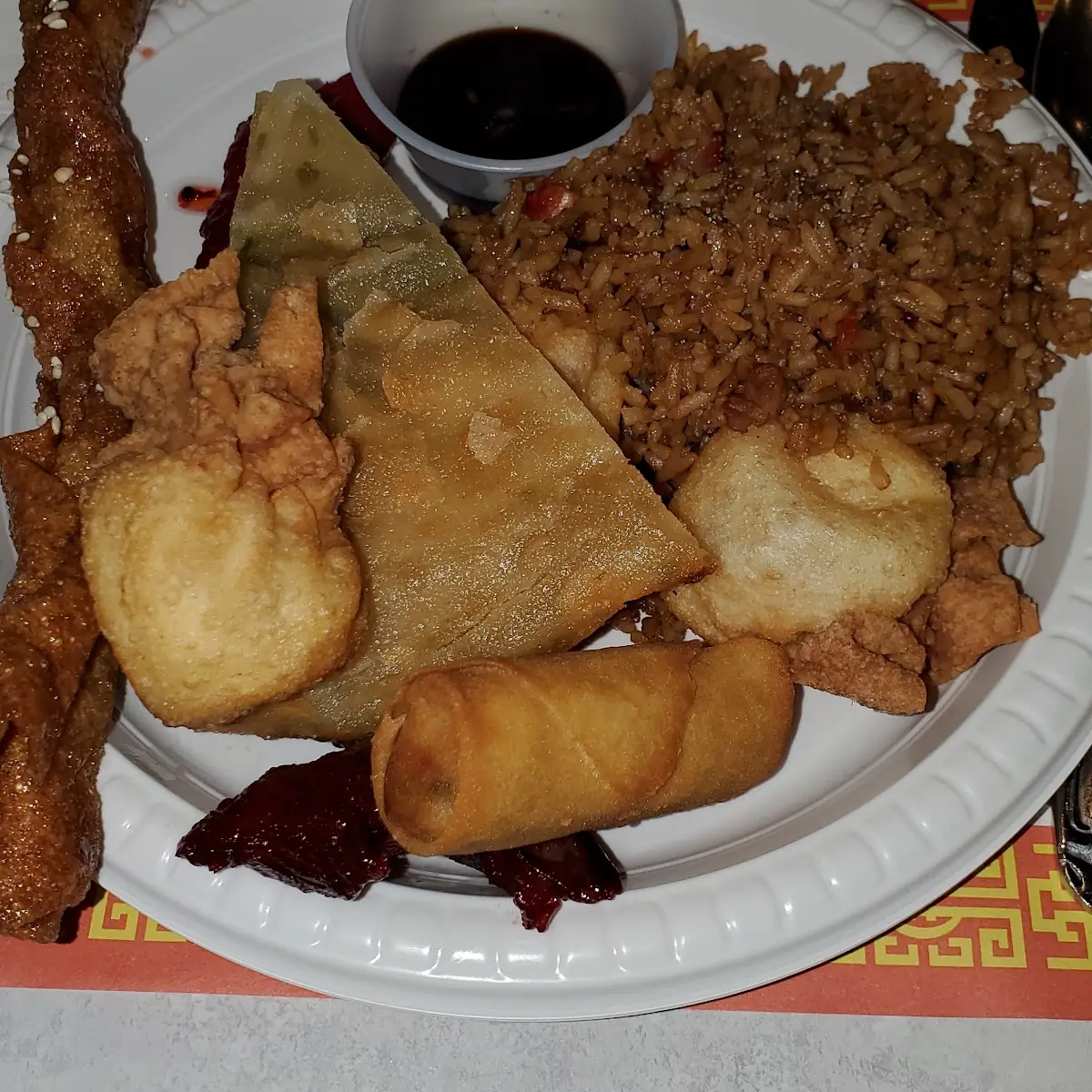 Crab Rangoon Fried Rice Chicken