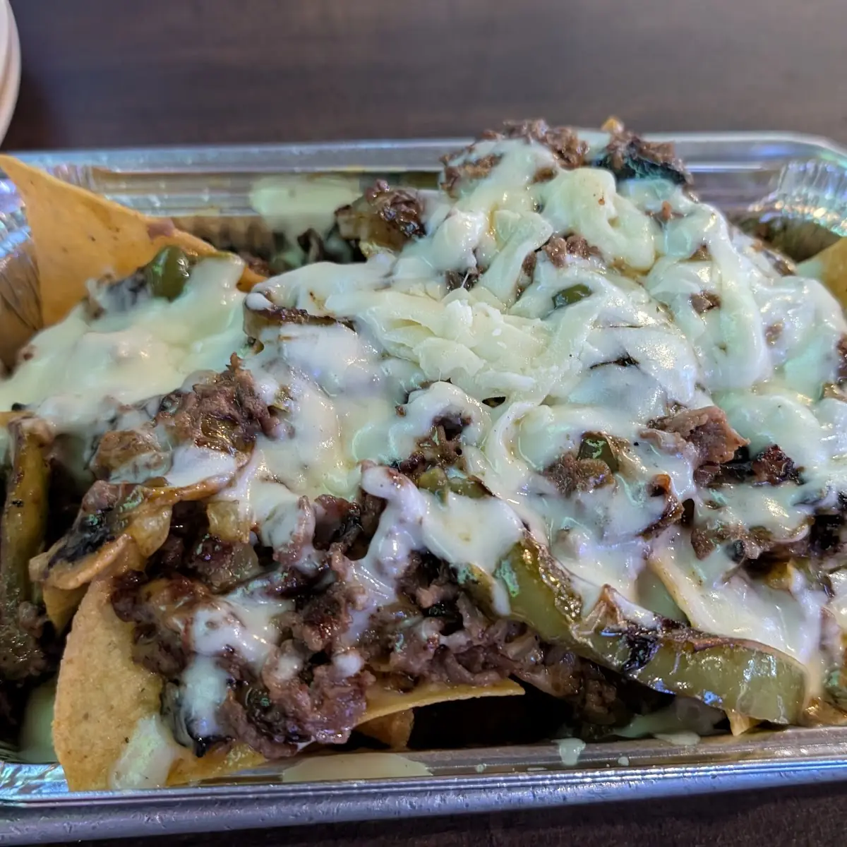 Philly Cheesesteak Nachos
