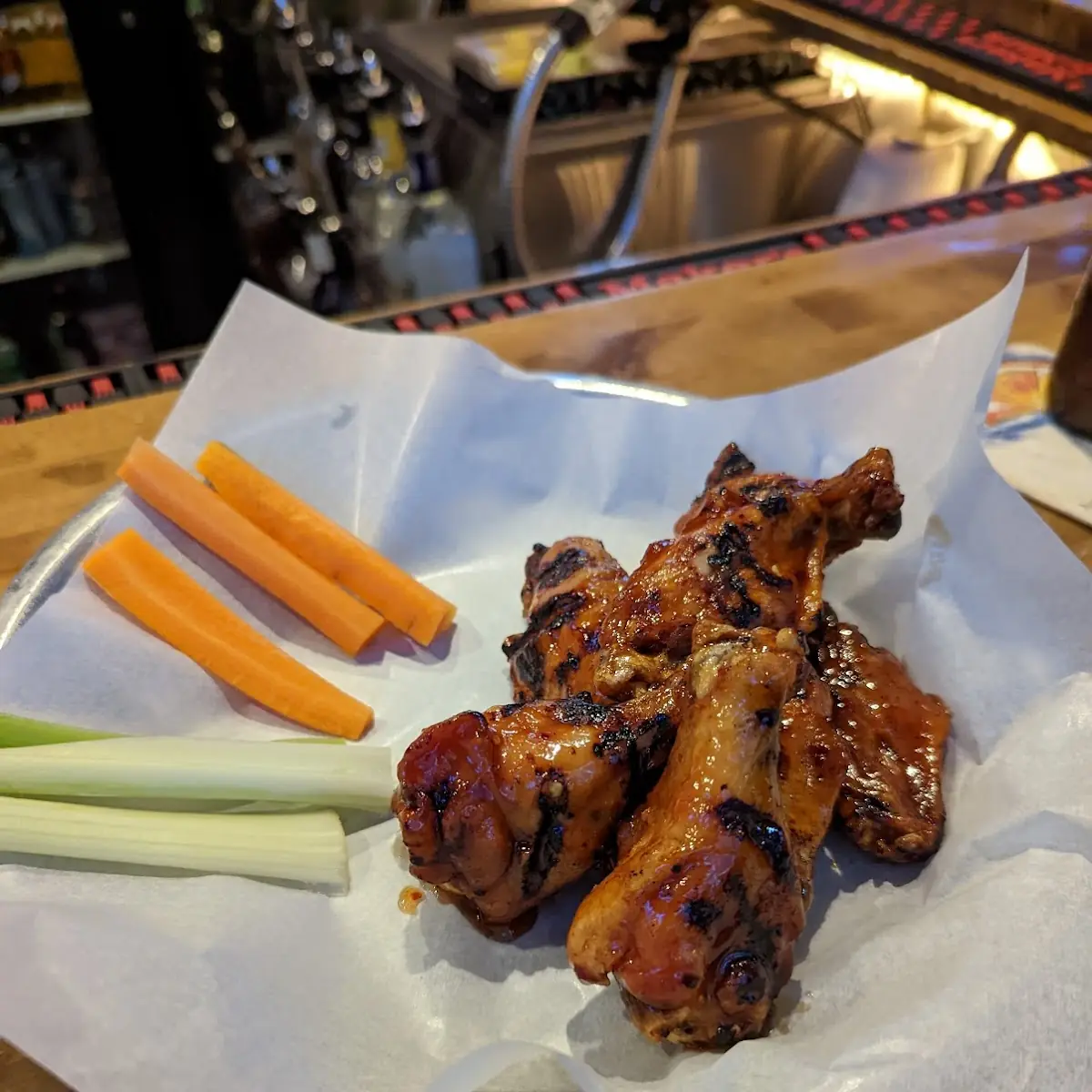 Maple Bourbon Wings