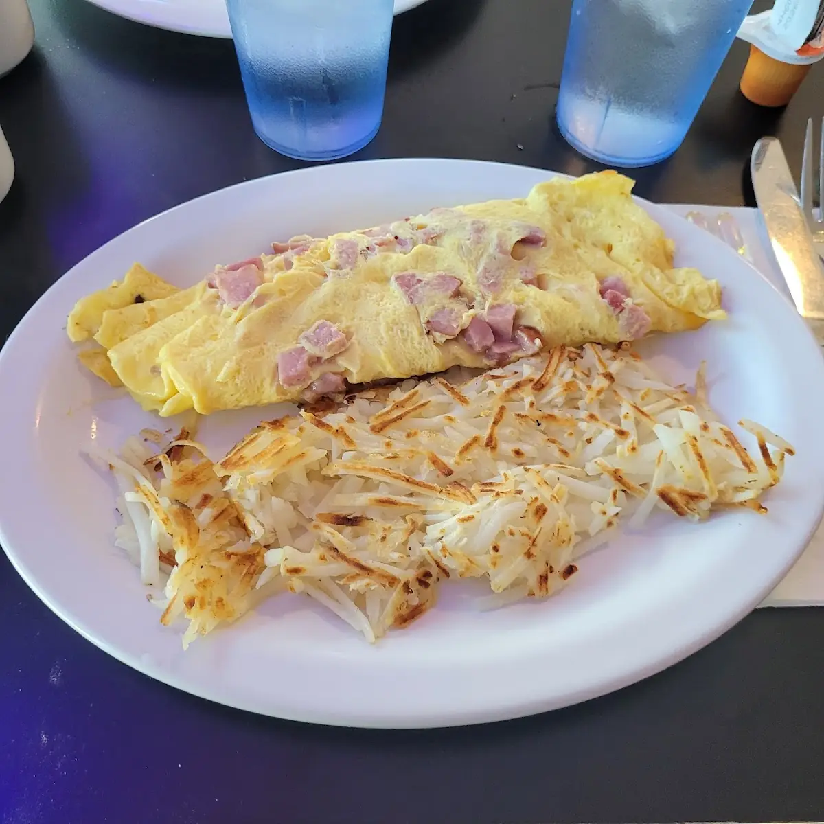 Ham and Cheese Omelette