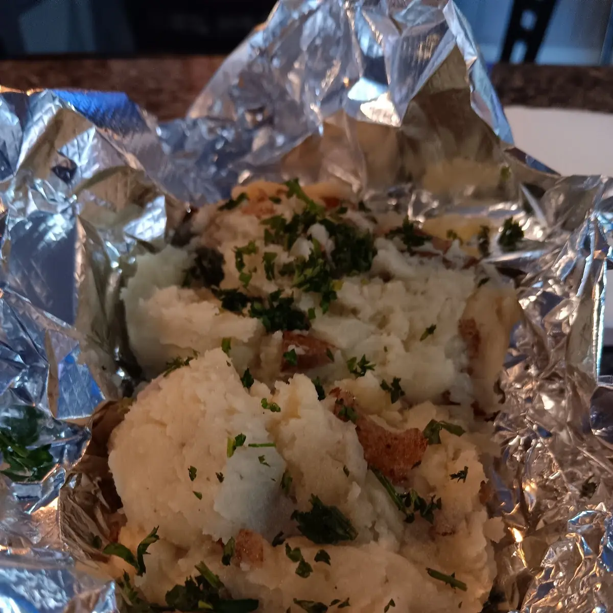 Baked Potato with Parsley