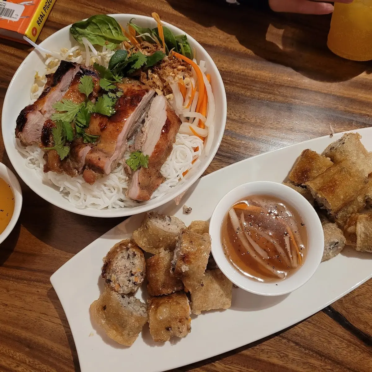 Lemongrass Grilled Chicken Mixed Noodles, Pho Fresh