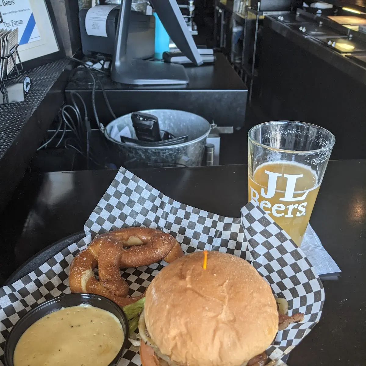 Smokey the Beer Cheese Burger