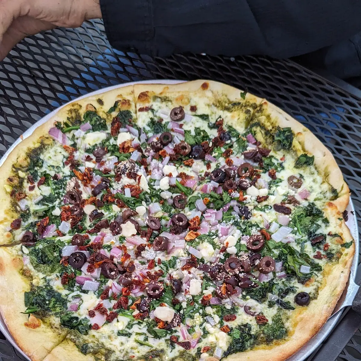 Traditional Greek Pizza