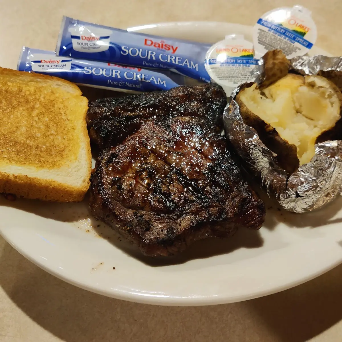 Top Sirloin with Baked Potato