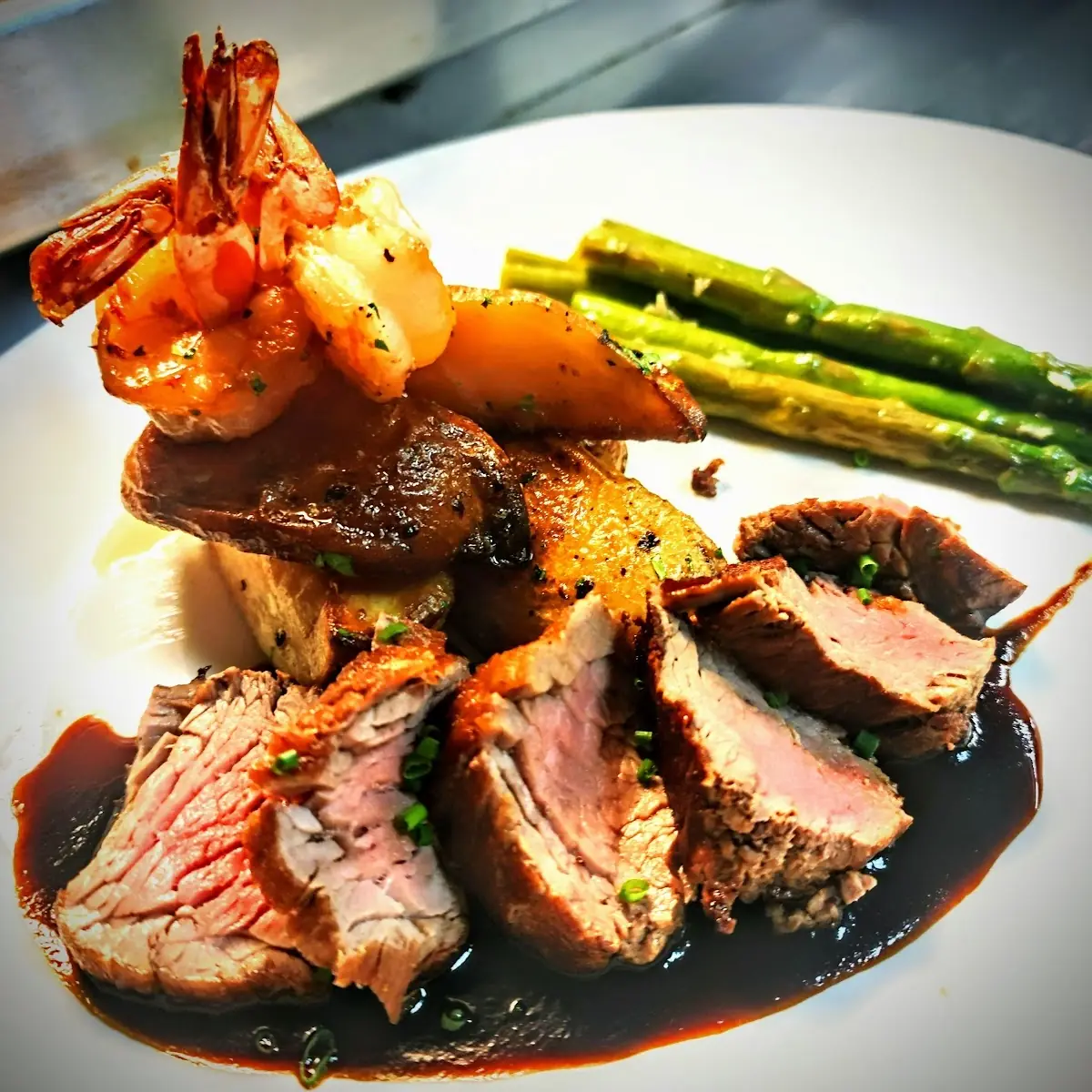 Pan Seared Surf and Turf