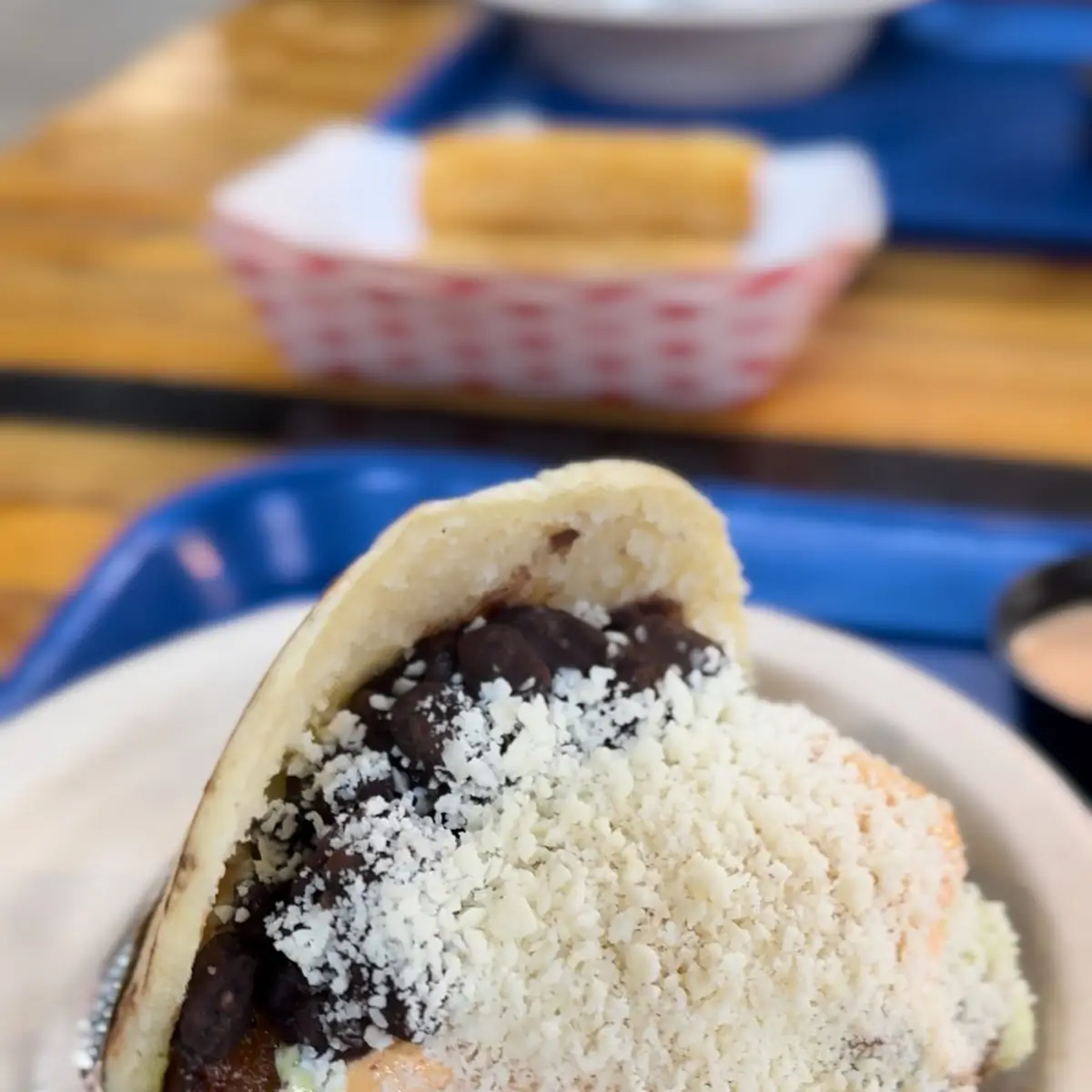 Domino Arepa Vegetarian