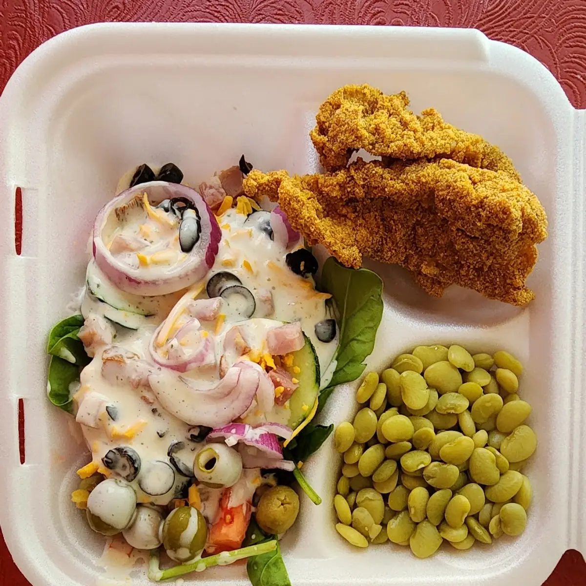 Salad w Ranch Dressing