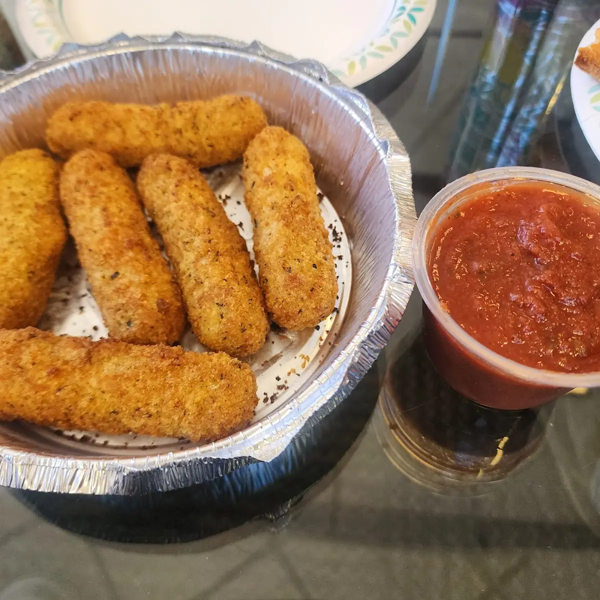 Mozzarella Sticks and Marinara Sauce