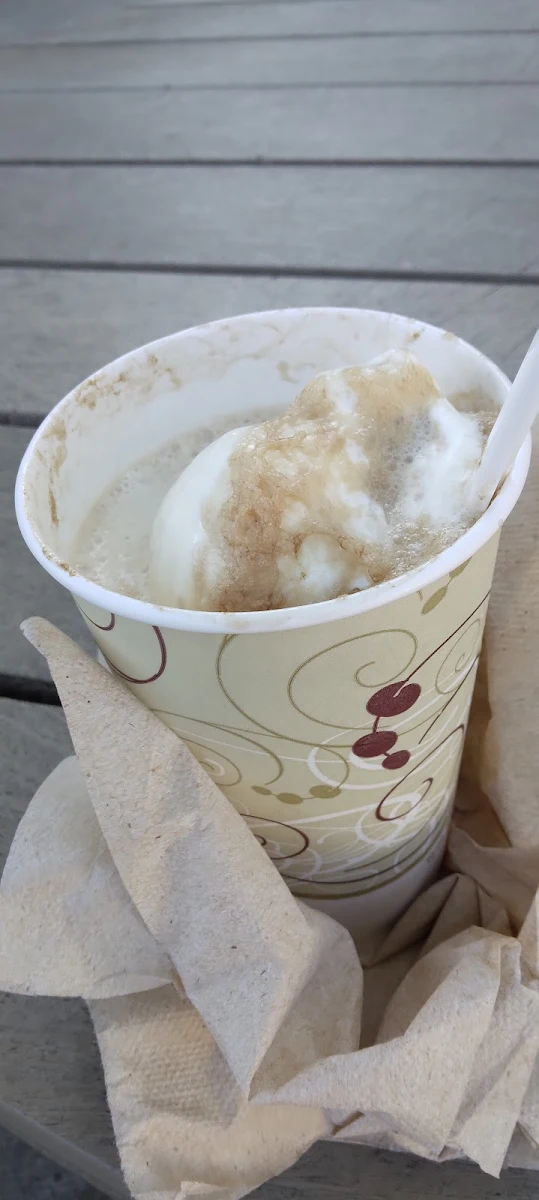 Black Cow Otherwise Known as Root Beer Float