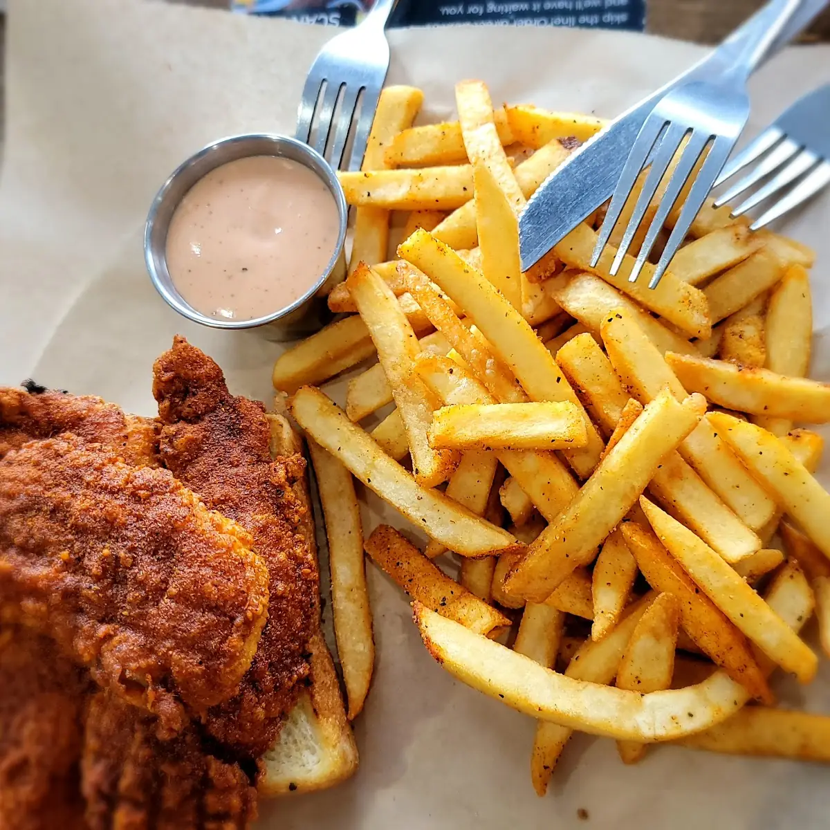 Spicy Chicken Finger Platter