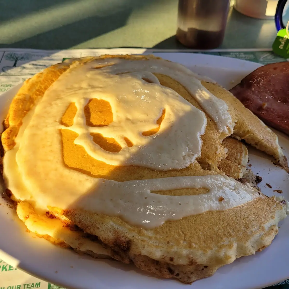 Cinnamon Roll Pancakes